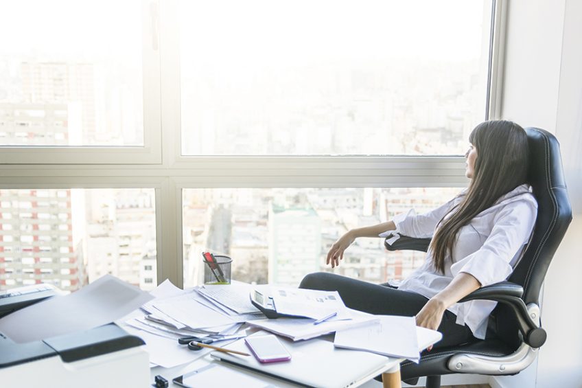 Office chair and back pain